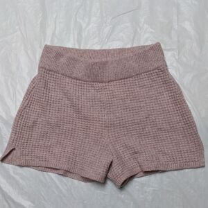 Abercrombie & Fitch Lounge Waffle Shorts Pink Lounge Sleep Size Small